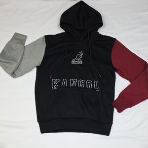 Kangol Boys XXL Black, Gray, and Red Hoodie